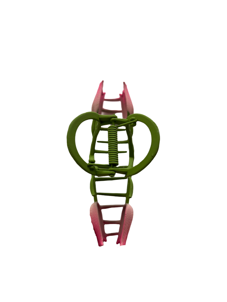 2 Tulips 🌷🌷Metal Hair Claw Clip ELSSIZ