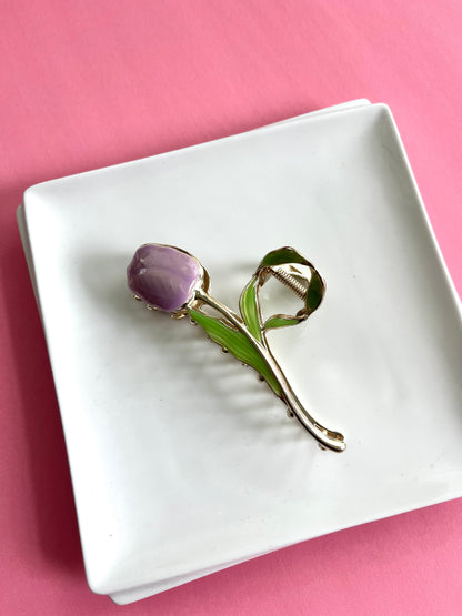 Spring Vibes Tulip 🌷 Large Hair Claw Clip ELSSIZ