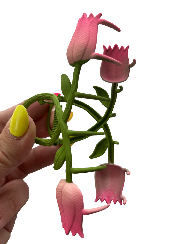 2 Tulips 🌷🌷Metal Hair Claw Clip ELSSIZ