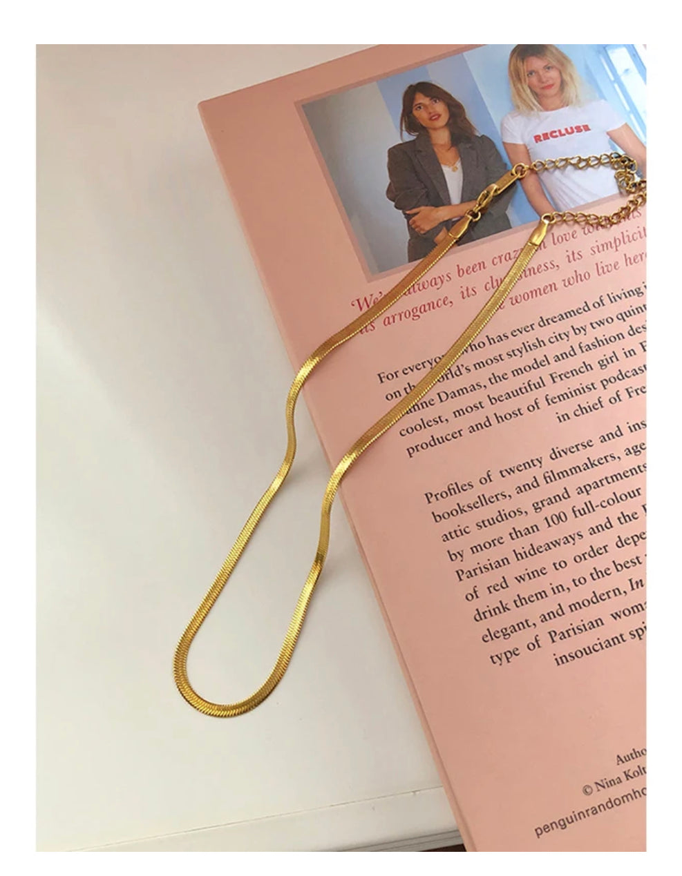 Classy Snake Necklace ELSSIZ