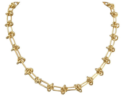 Knots & Twists Chain Necklace ELSSIZ