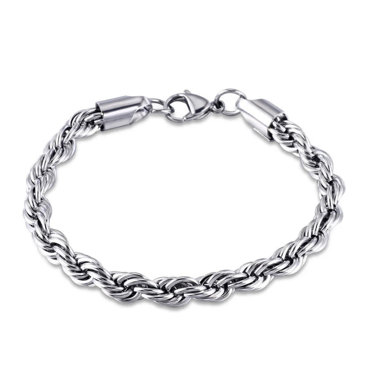 Twisted Rope Chain Bracelet ELSSIZ