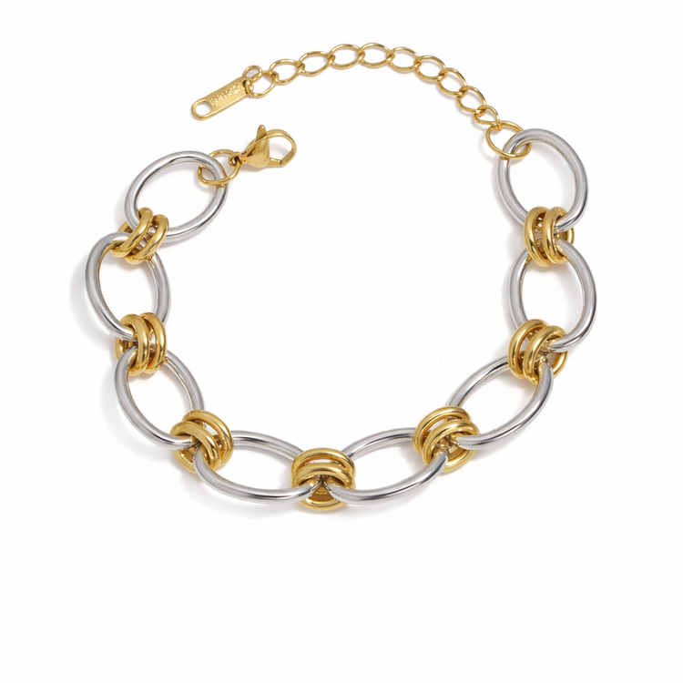 Tessa Two-Tone Link Bracelet ELSSIZ