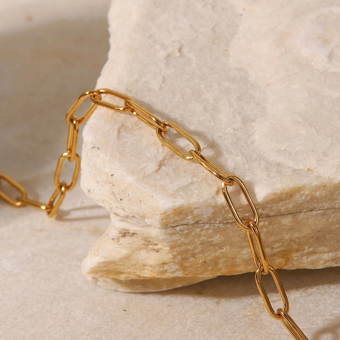 Paperclip Anklet ELSSIZ